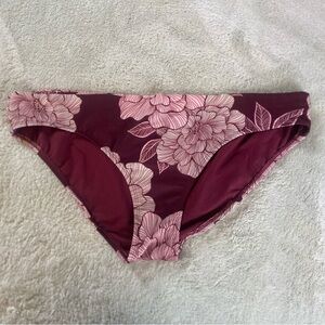 All in Motion | Floral Print Bikini Bottom Swimwear | Size Large